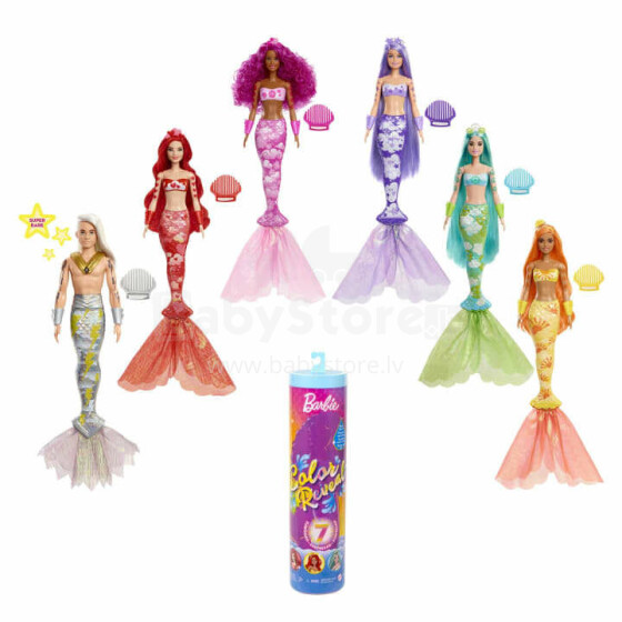 Mattel Barbie Color Doll Art. HCC46 Lelle Barbija -krāsu