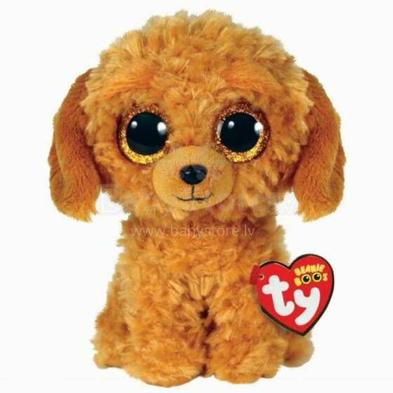 TY Beanie Boos Art.TY36377 Golden Dog Augstvērtīga mīksta plīša rotaļlieta
