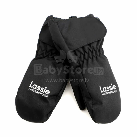 Lassie '23  Lassietec® Mifa Art.7300038A-9990 Black Bērnu ūdensnecaurlaidīgie termo dūraiņi  (1-6)