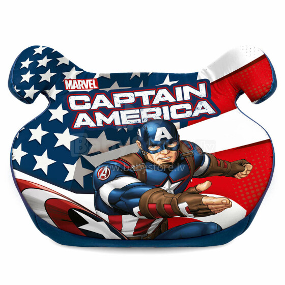 Disney Captain America Booster  Art.9719 Bērnu autosēdeklis, 15-36 kg