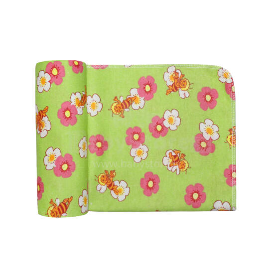 UR Kids Flannel  Art.143981 Bees Green