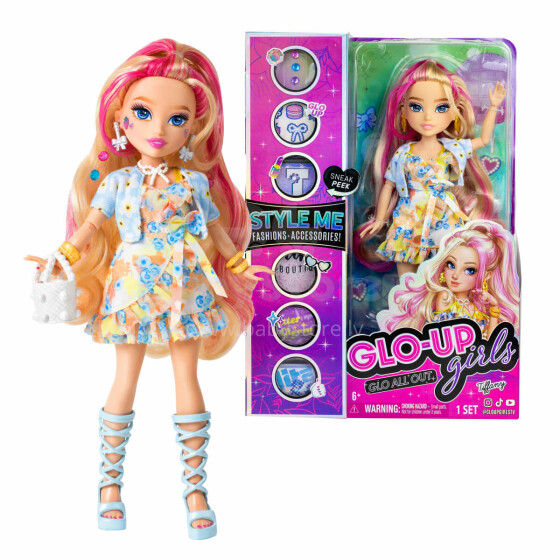 GLO UP GIRLS Tiffany Art.83011 doll with accessories