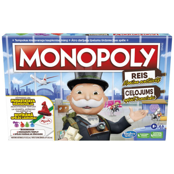 MONOPOLY Galda spēle Ceļojums apkārt zemeslodei