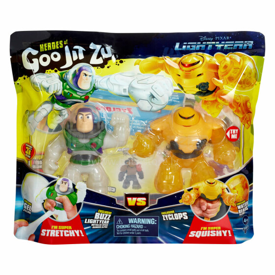 HEROES OF GOO JIT ZU Lightyear double pack - Buzz Lightyear and Cyclops