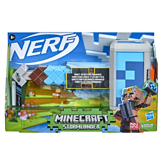 Nerf Minecraft Stormlander rotaļu āmurs