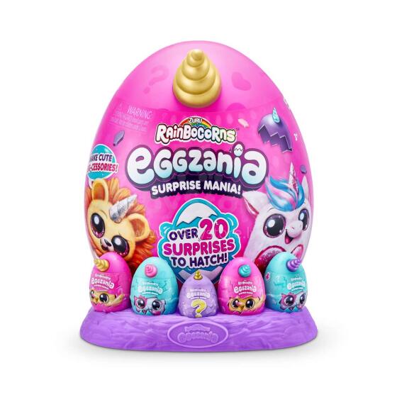 RAINBOCORNS plīša rotaļlieta ar aksesuāriem Eggzania, 9258
