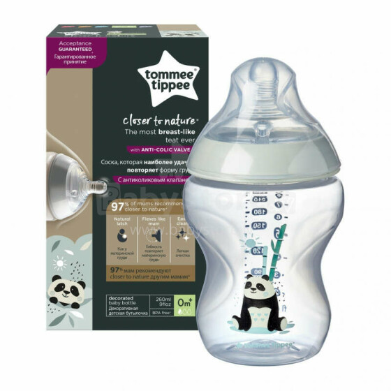 Tommee Tippee Art. 42250202 Closer To Nature Pudelīte