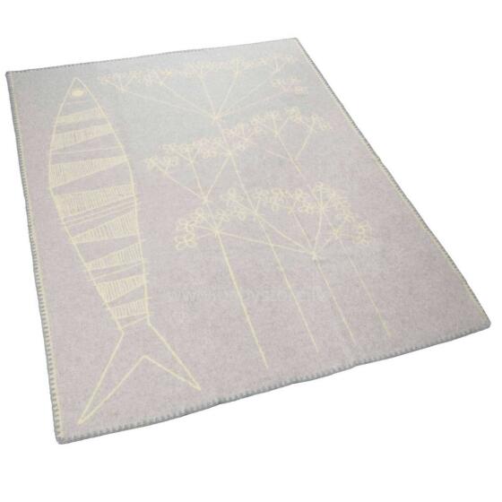 Kids Blanket Cotton  Art.G00011 Grey  Детское одеяло/плед  100х140см(B категория качества)