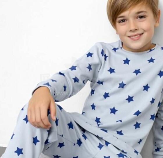 Mark Formelle  Art.563314 Grey bērnu kokvilnas pidžama
