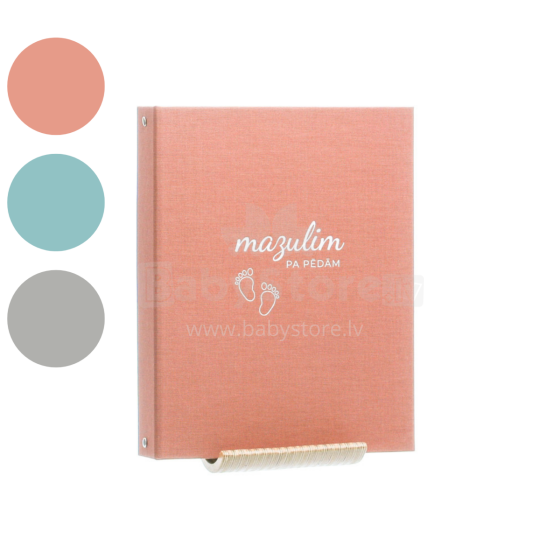 Baby Book Art.144364 Pink Mazuļa pirmā grāmata mazulim pa pēdām dienasgrāmata