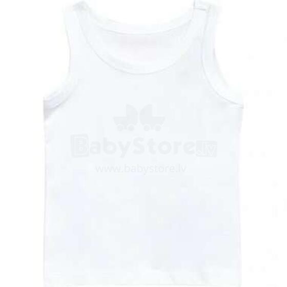 NORD TEXTILE Top Boy Art.423304 White Apakškrekliņš no 100%  kokvilnas   (92-140 cm)