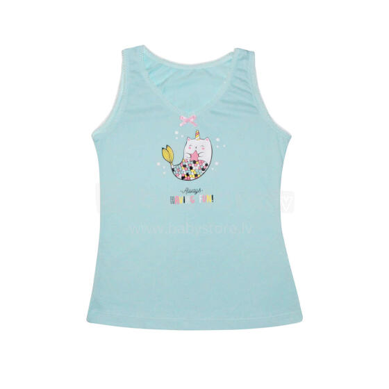 NORD TEXTILE  Top Girl Art.427730 Mint  Маечка из 100%  хлопка  (92-140 см)