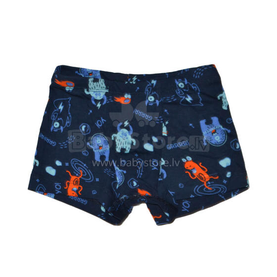 NORD TEXTILE Slip Boy Art.413344 Monsters apakšbiksītes no 100% kokvilnas (92-140 cm)