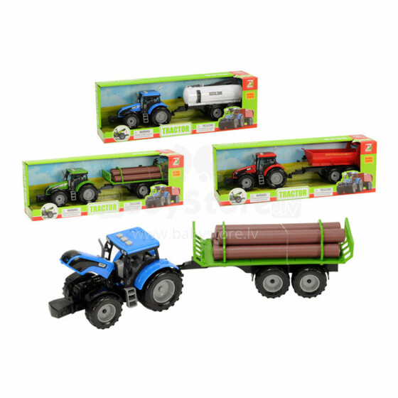Colorbaby Toys Tractor Art.42-550J Rotaļu mašina-traktors ar piekābi