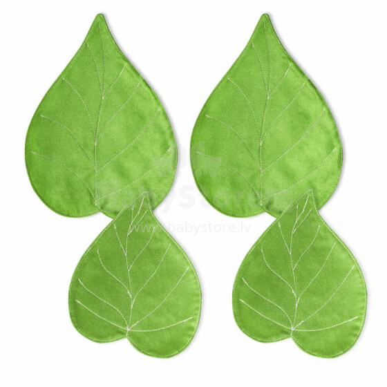 Qubo™ Autumn Leaf Lime VELVET FIT beanbag