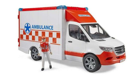 Bruder  Mercedes Benz Sprinter  Art.02676  Mašīna ātrās palīdzības ar vadītāju