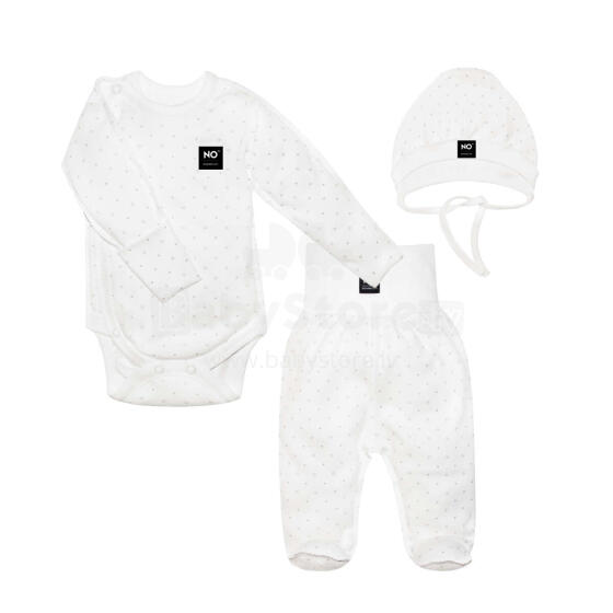 La Bebe™ NO Baby Set Vanilla Art.144679 Детский комплектик из 3 частей 100% хлопок