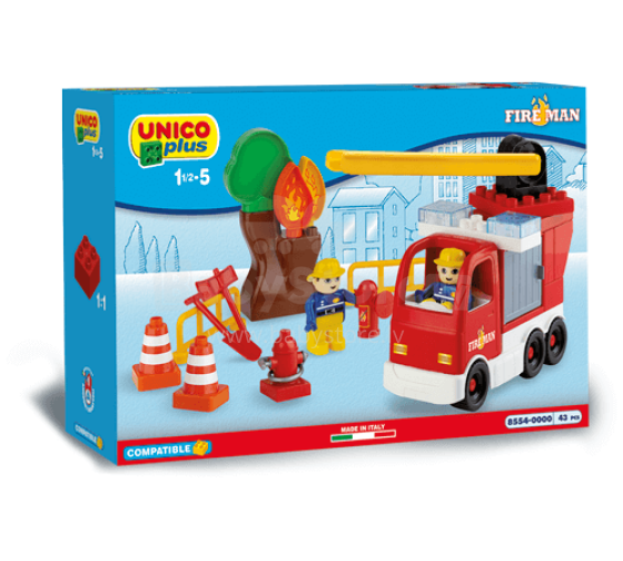 Unico Plus Fire Art.53-8554  Конструктор ,40шт