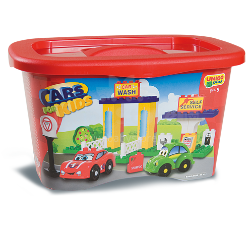 Unico Plus Car for Kids Art.53-8568  Конструктор ,37шт