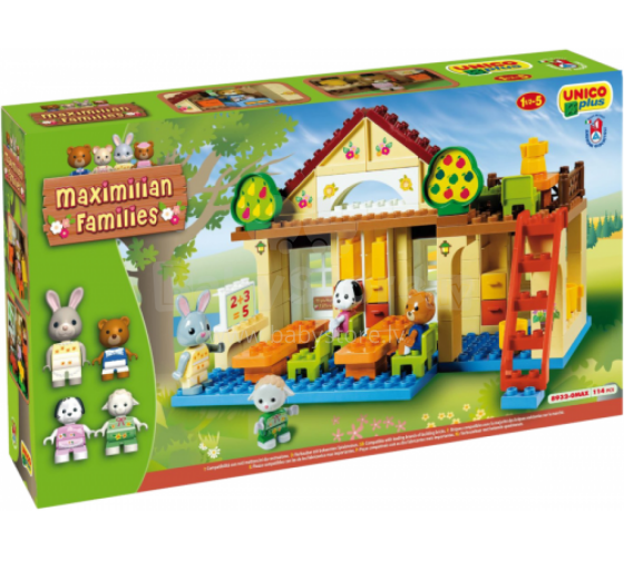 Unico Plus Maximilian Families Art.53-8932  Конструктор ,117шт