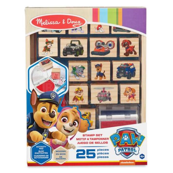 Melissa&Doug Stamp Sets Paw Patrol Art.33264 Zīmogu komplekts ar tintēm