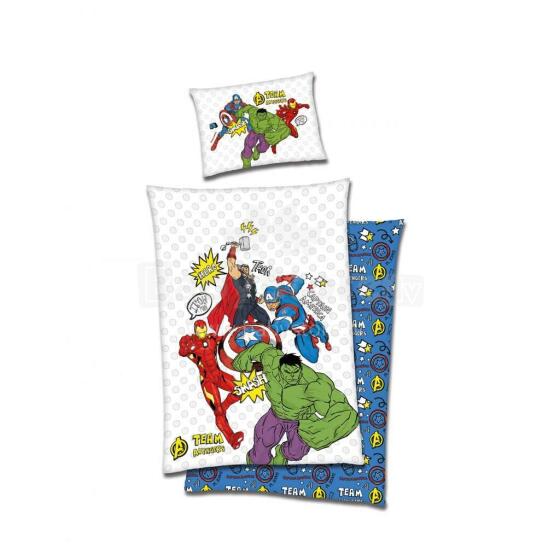Carbotex Bedding Avengers Art.AV219015-PP Хлопковое постельное белье  140x200/70x90см