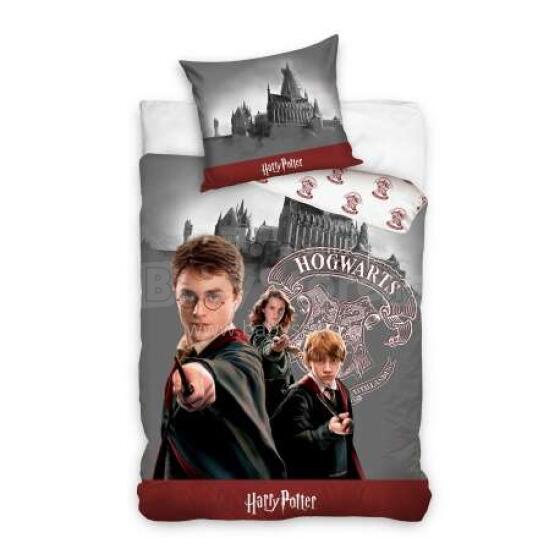 Carbotex Bedding Harry Potter 140x200/60x70cm Art.HP213015-13 Kokvilnas gūltas veļas komplekts