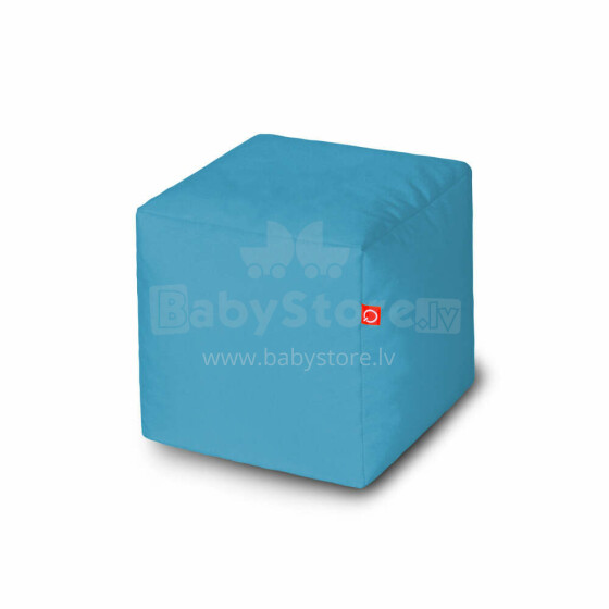 Qubo™ Cube 25 Wave Blue POP FIT пуф (кресло-мешок)