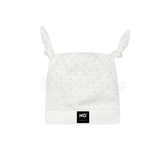 La Bebe™ NO Baby Hat Vanilla Art.144841 Mazuļu (zīdaiņu) kokvilnas cepure