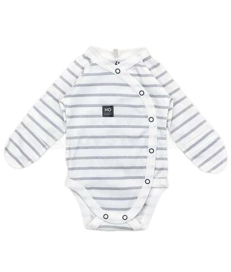 La Bebe™ NO Baby Body Art.10-10-3 Бодик из 100% мягкого хлопка с длинным рукавом