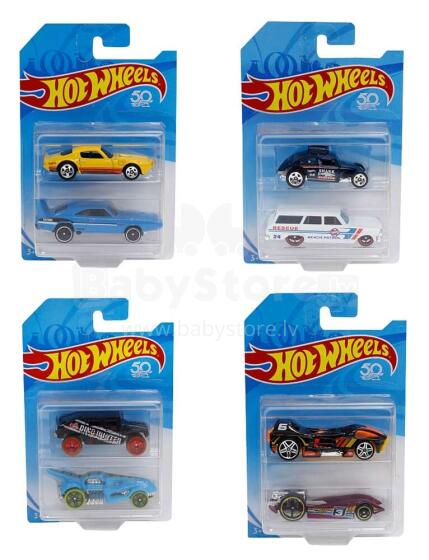 Mattel Hot Wheels Art.FVN40 Mašīna,2 gab