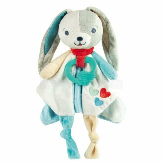 Сlementoni Blankie Rabbit Art.17681 Мягкая игрушка тряпочка для сна Кролик