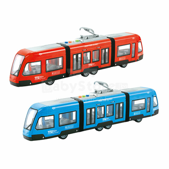 Colorbaby Toys Bus Art.WY930AB Rotaļu tramvajs ar gaismas efektiem