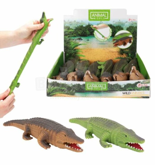 Toi Toys  Silicone Art.35992Z Детская игрушка Крокодил ,1 шт