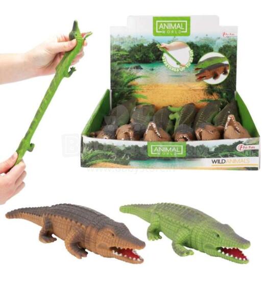 Toi Toys  Silicone Art.35992Z Bērnu rotaļlieta Krokodils,1 gab