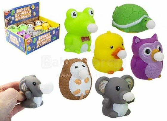 Toi Toys  Silicone Animals Squishy Art.543366 Bērnu silikona rotaļlieta antistress Dzīvnieki ,1 gab