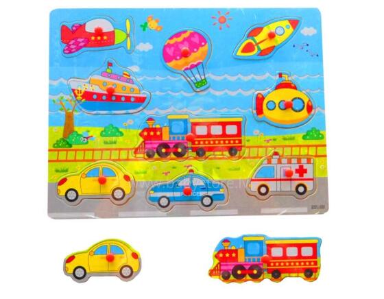 Wooden Puzzles Art.KX7880_4 Bērnu koka puzle