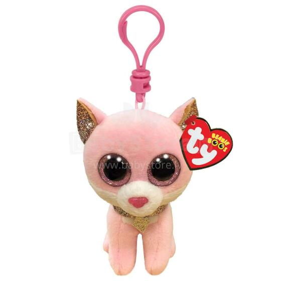 TY Beanie Boos Clips Art.TY35247 Cat Высококачественная мягкая, плюшевая игрушка брелок