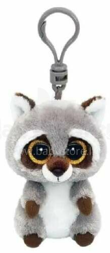 TY Beanie Boos Clips Art.TY35252 Raccoon Aukštos kokybės minkštas pliušinis žaislų pakabukas