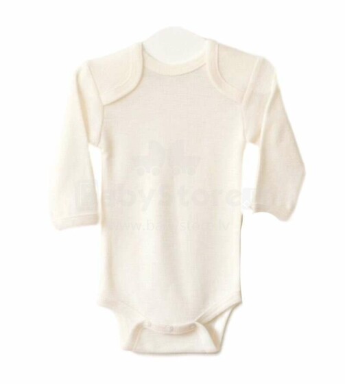 La Bebe™ NO Baby Body Merino Art.145253 Боди из 100% мериносовой шерсти с длинным рукавом