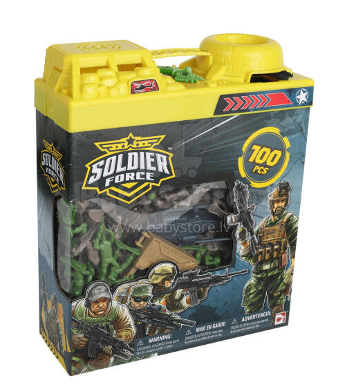 CHAP MEI Art.545032 Soldier Force Bucket a set of figurines 100 pcs.