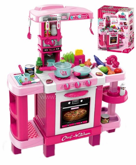BabyMix Kitchen Set  Art.46419 Интерактивная игрушечная кухня со звуковыми и световыми эффектами