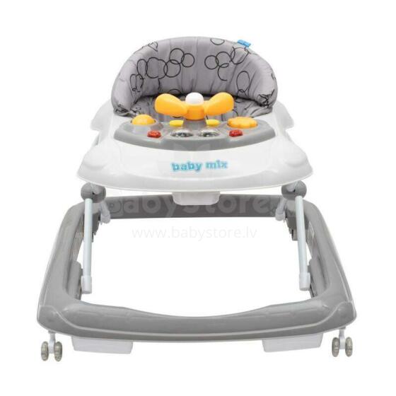 BabyMix Baby Walker Art.43569 Grey