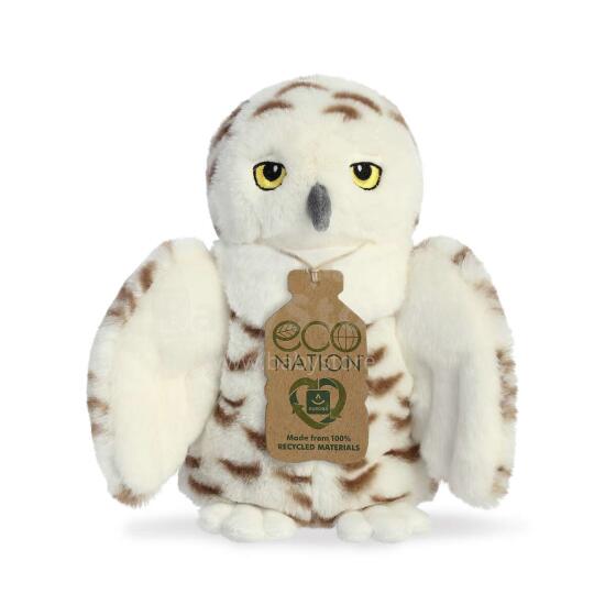 AURORA Eco Nation Plīša rotaļlieta Sniega pūce, 20 cm