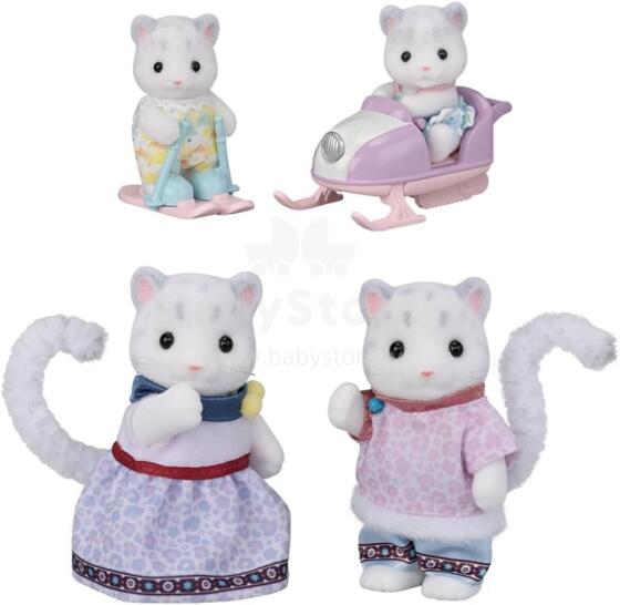 Sylvanian Families Семья снежных леопардов – лыжный набор Art.5814