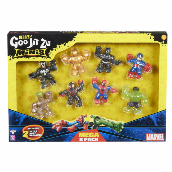 HEROES OF GOO JIT ZU MINI Marvel Figures multipack, 8-pack