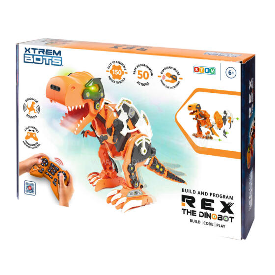 XTREM BOTS Robots dinozaurs Rex