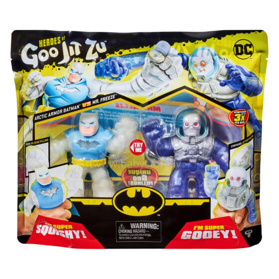 HEROES OF GOO JIT ZU DC Фигурки, двойная упаковка (Arctic Batman vs Mr Freeze)