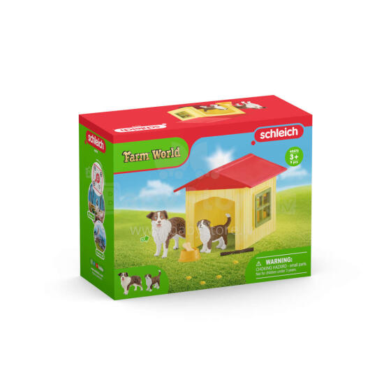 SCHLEICH FARM WORLD Draudzīgā suņuka māja