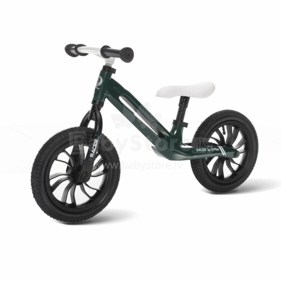 Aga Design QPLAY RACER Art.20516 Green  Bērnu skrējritenis ar metālisko rāmi un piepūšamajiem riteņiem